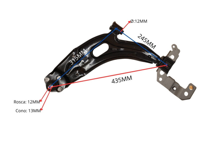 Parilla De Suspension Delantera Fiat Siena/Palio 97-06 Izq Parilla De Suspension Delantera Fiat Siena/Palio 97-06 Izq