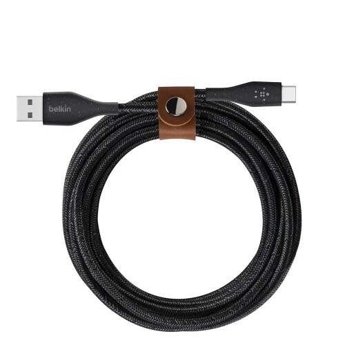 Cable de carga Belkin USB-A a USB-C 1.2mt Negro DuraTek Cable de carga Belkin USB-A a USB-C 1.2mt Negro DuraTek