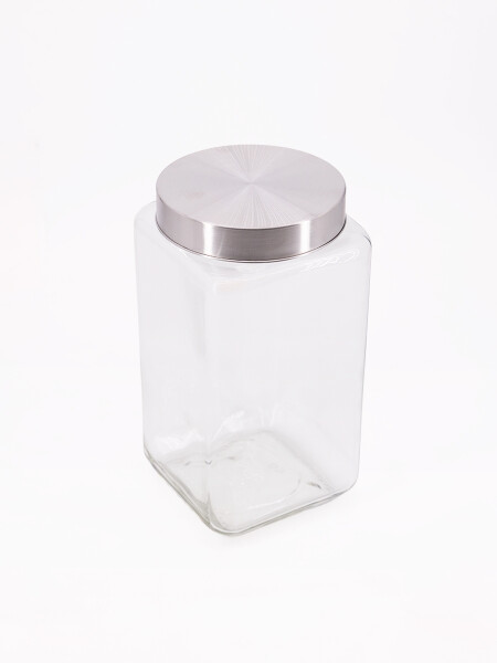 CONTENEDOR VIDRIO C/TAPA ROSCA TRANSPARENTE