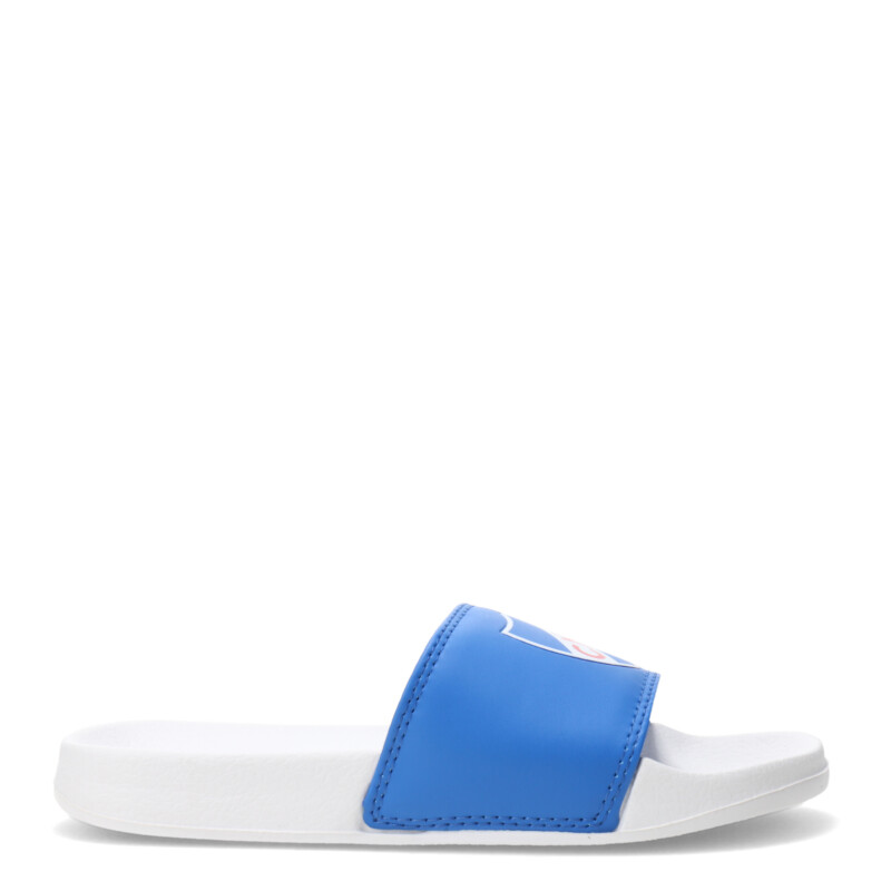 Chanclas Infantiles Nacional Nacional Azul Real - Blanco