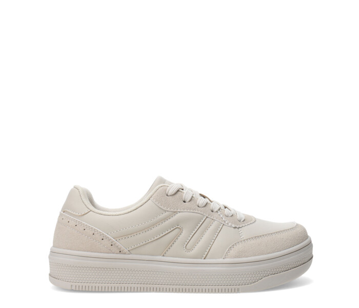 Championes de Mujer Miss Carol LILYAN con plataforma Beige