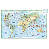 Puzzle Observación Los Animales del Mundo 100 piezas Djeco Puzzle Observación Los Animales del Mundo 100 piezas Djeco