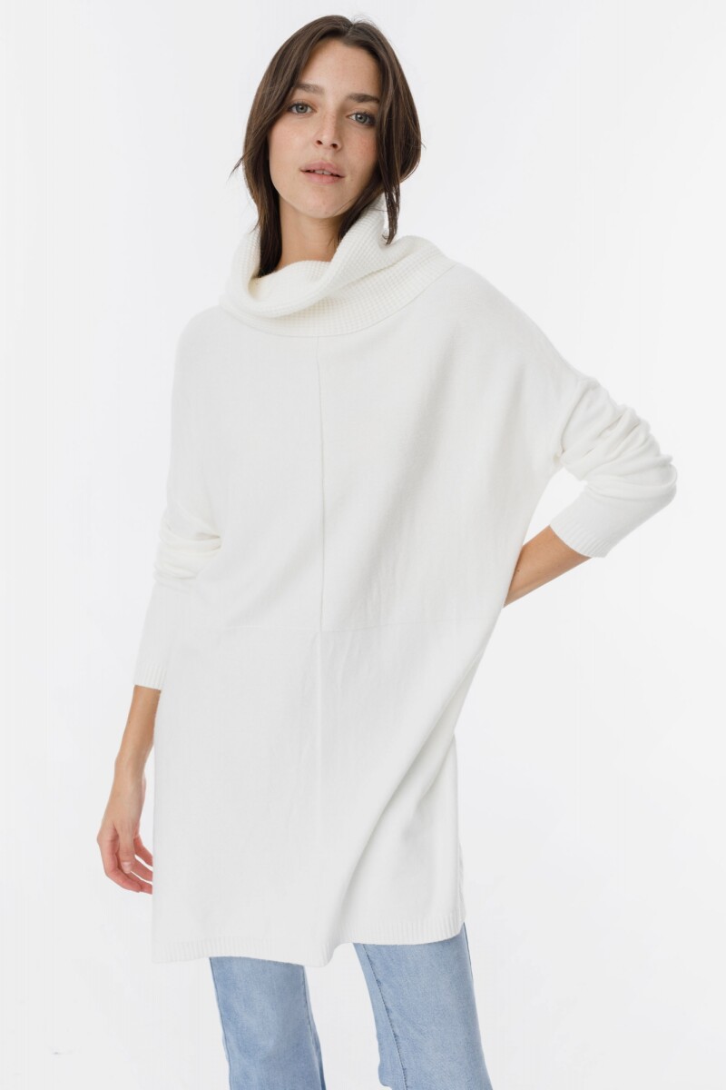 Sweater Damero - Blanco 