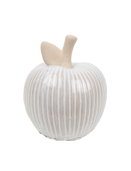 MANZANA CERAMICA ACANALADA 7.5x7.5x9CM TORNASOLADO MANZANA CERAMICA ACANALADA 7.5x7.5x9CM TORNASOLADO