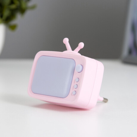Enchufe de luz modelo TV Rosa