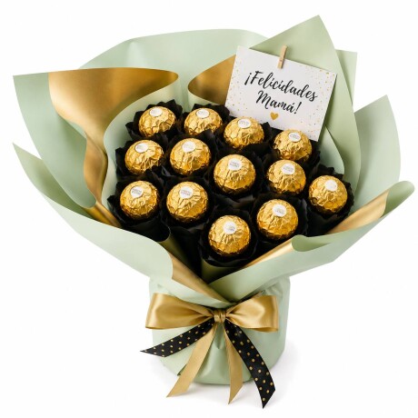 Regalo para felicitar nueva Mamá verde agua