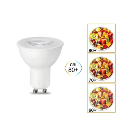 DDGU105 Dicroica LED GU10 5W Dimerizable Luz Cálida