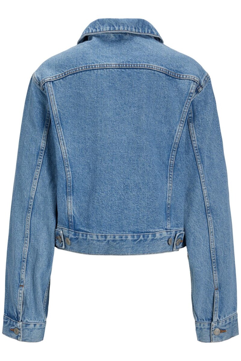 Chaqueta Madison Relaxed Cropped Medium Blue Denim