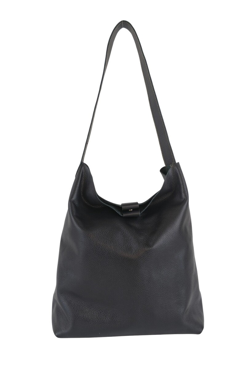 Tote Bag de cuero Negro
