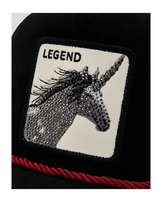 Gorra Goorin Bros Trucker Baseball - Legend Unicornio Strass Negro Gorra Goorin Bros Trucker Baseball - Legend Unicornio Strass Negro