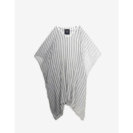 Kaftan De Algodón Combinacion Bicolor