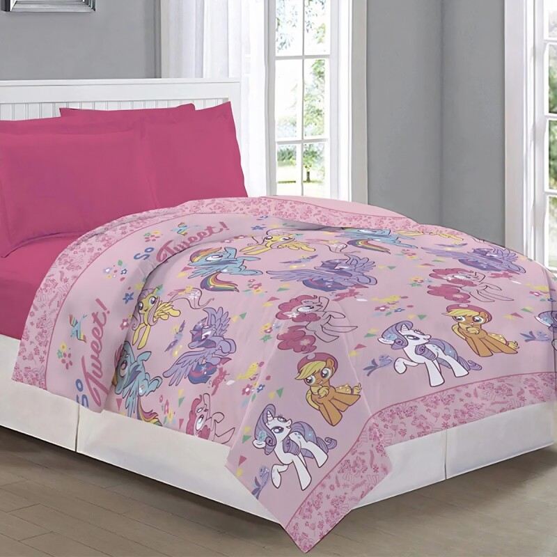 Acolchado Disney en Microfibra Infantil 1 Plaza Little Pony Acolchado Disney en Microfibra Infantil 1 Plaza Little Pony