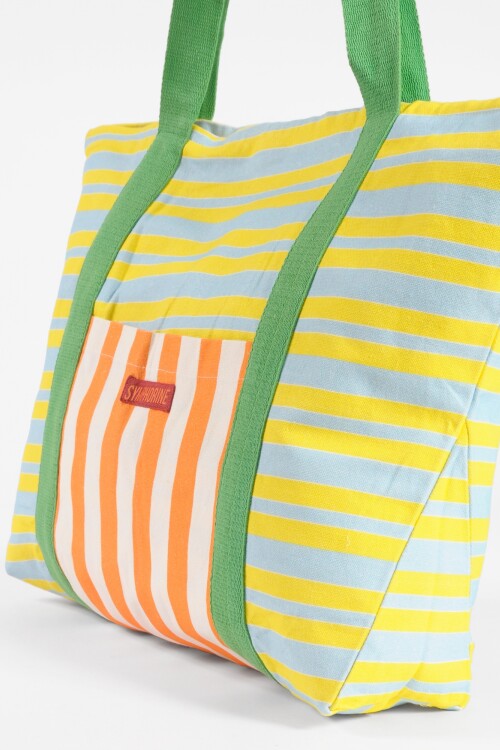 Bolso mix rayas multicolor