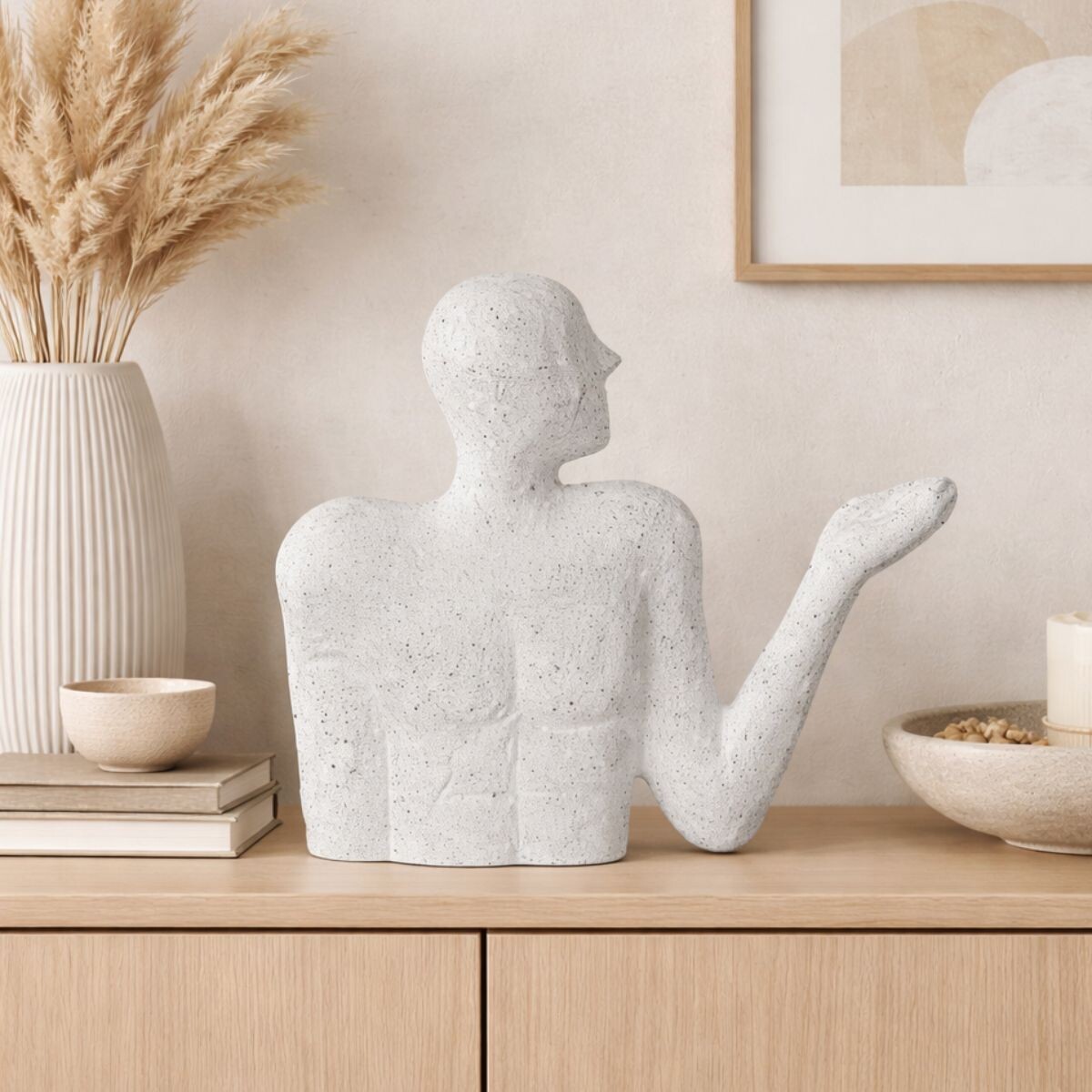 ESCULTURA MAN Blanco Extra Large 