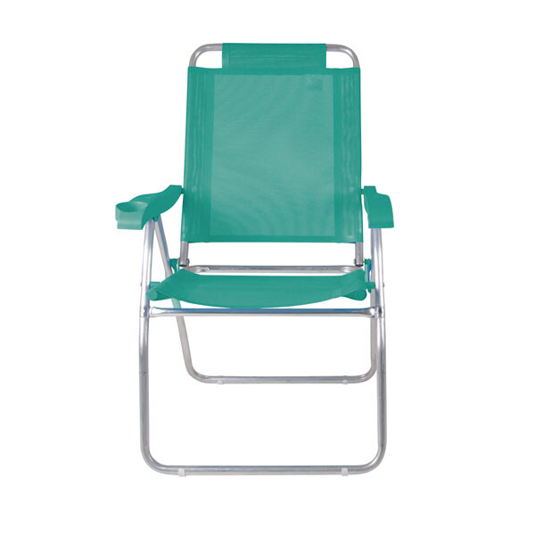 SILLA RECLINABLE 4 POSICIONES ALUM BOREAL VERDE SILLA RECLINABLE 4 POSICIONES ALUM BOREAL VERDE