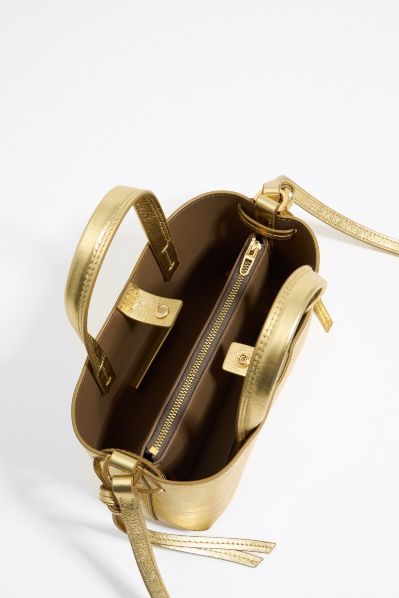 BOLSO CHIHUAHUA MINI PIEL Oro