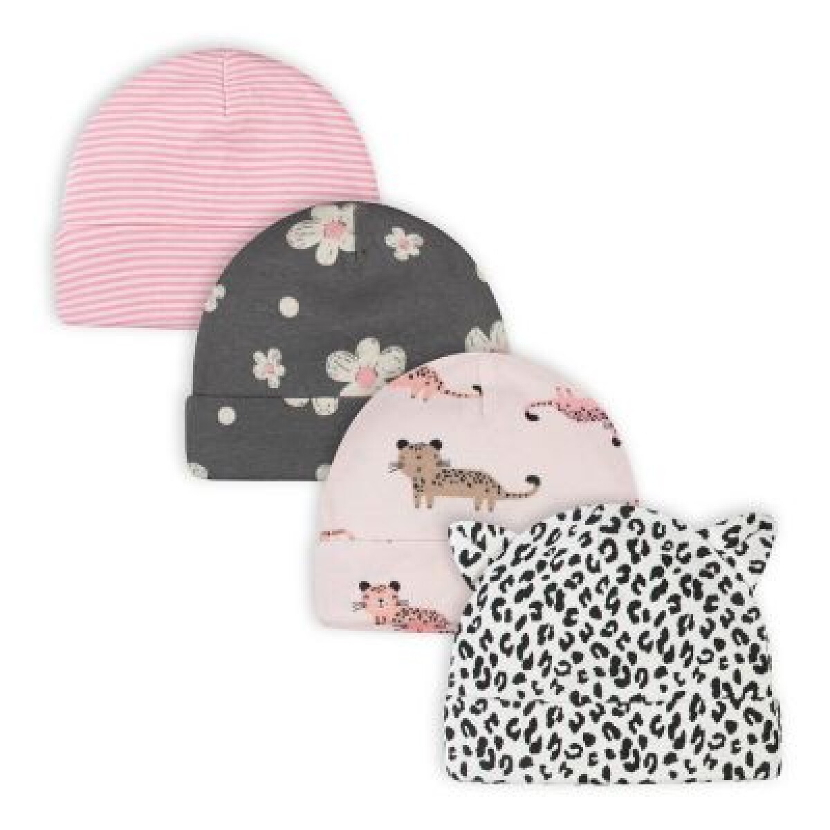 Pack x4 Gorros - leopardo 