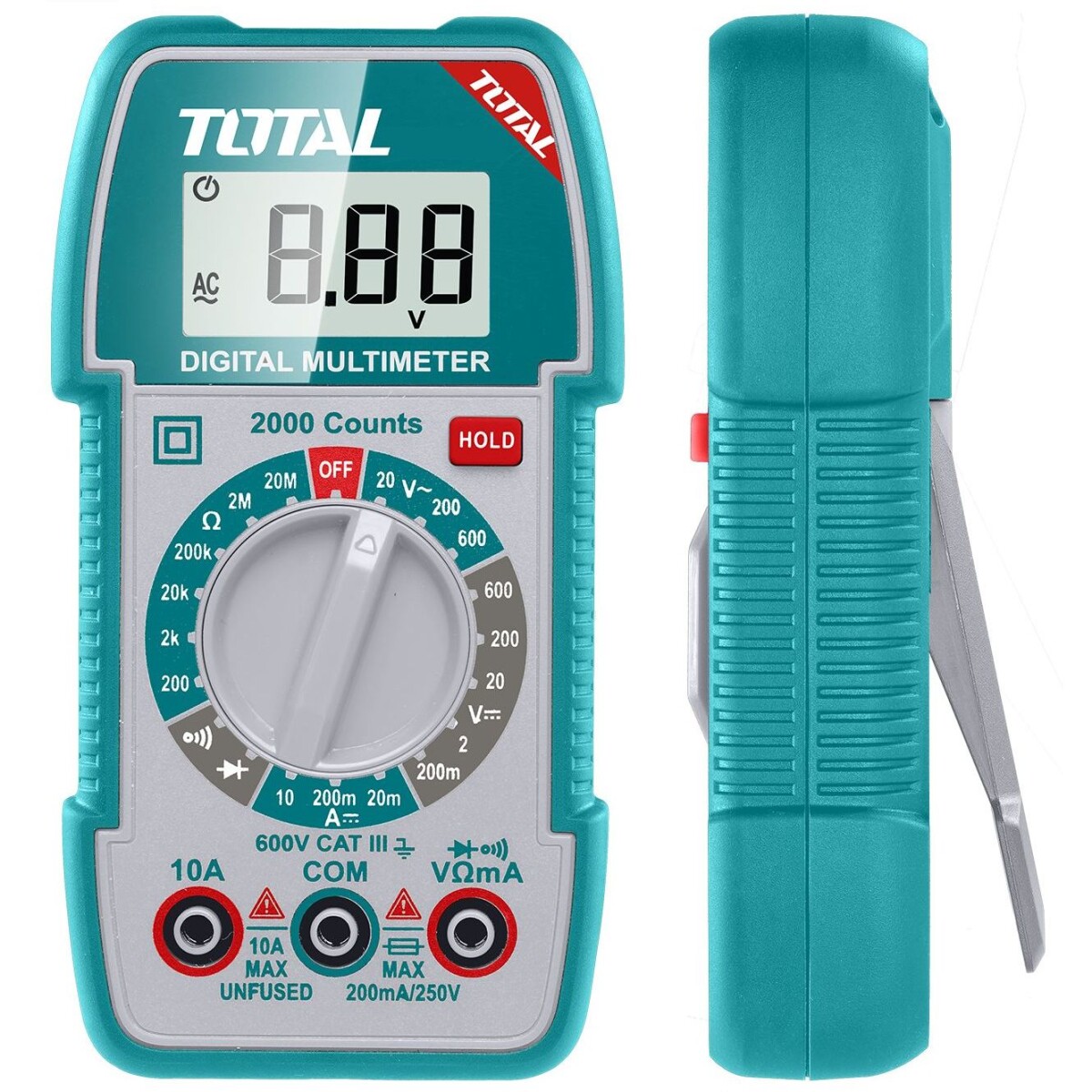Tester Multímetro 600v 