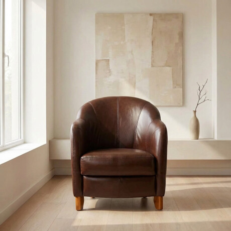 Butaca Gap - Cuero Básico New Brown