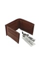 Billetera grande Marron