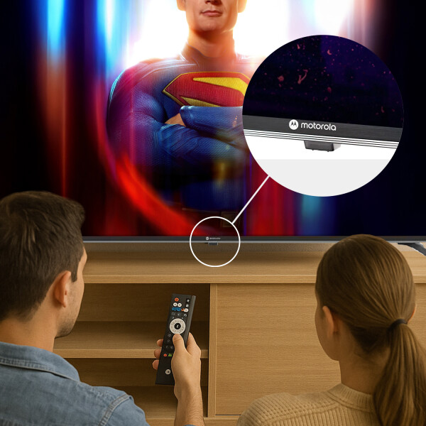 Smart Tv Motorola Mot55uqe11 Qled 4k 55'' TV 55 MOTOROLA MOT55UQE11 QLED