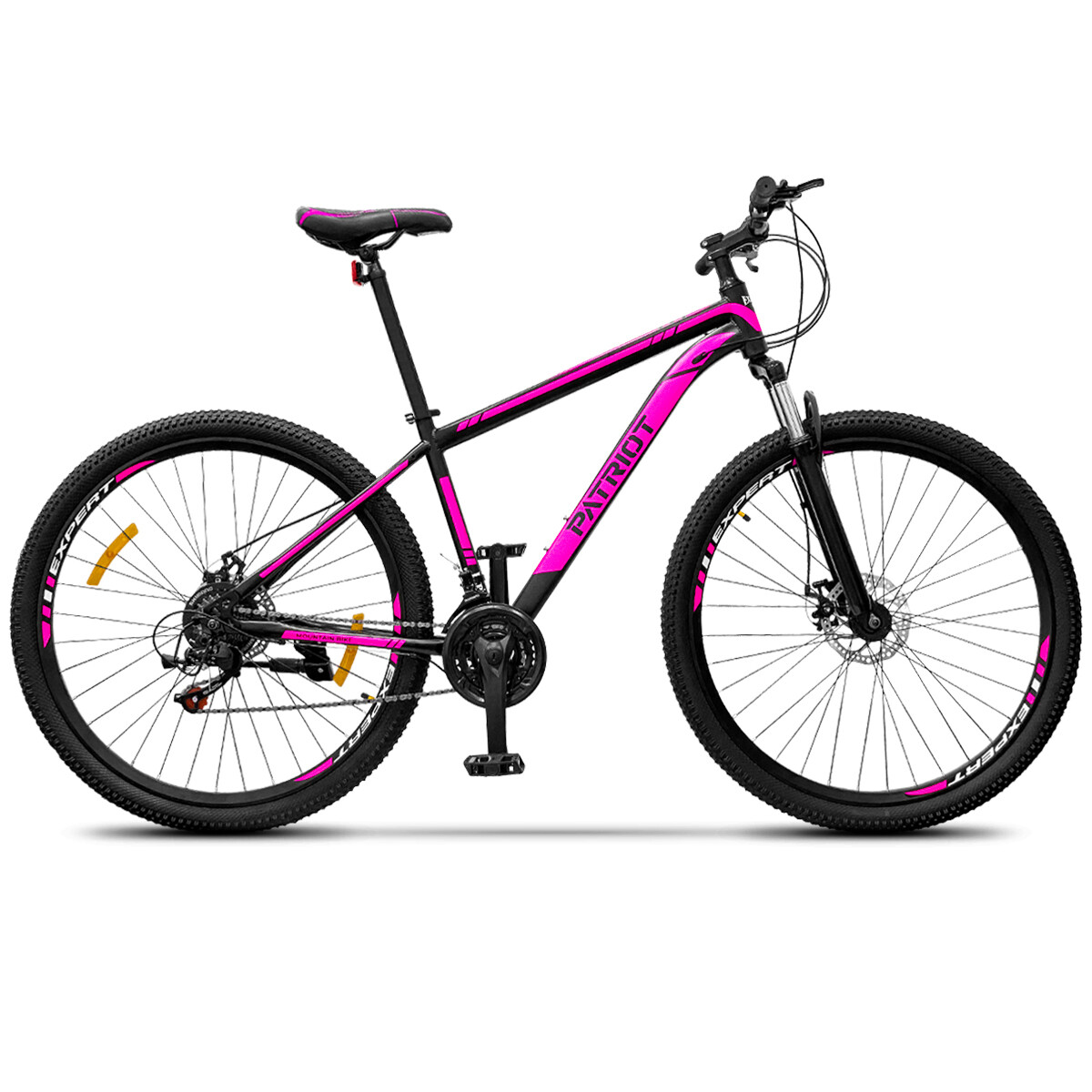 Bicicleta Montaña Expert Patriot Rodado 29 Shimano con Frenos de Disco y 21 Cambios - Negro 