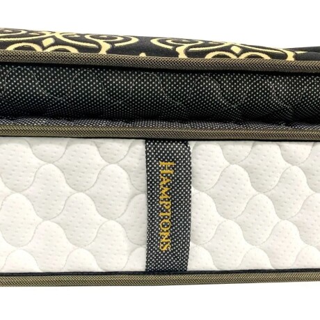 Sommier 2 plazas Hamptons Hybrid Iridium Negro