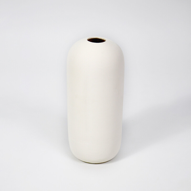 FLORERO CERAMICA BLANCO 3.5X25X10.5CM Unica