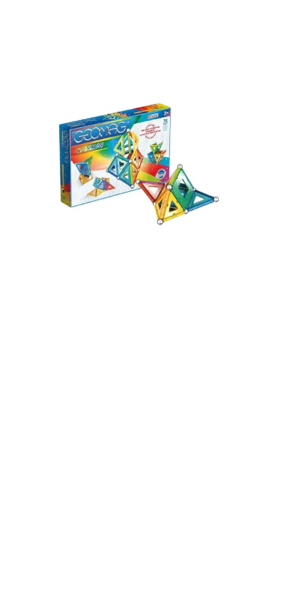 Juego magnético Rainbow 72 pcs 