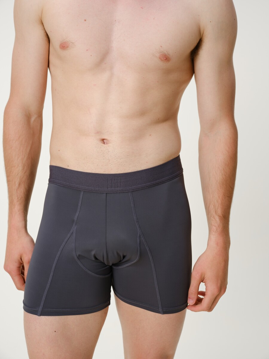 Boxer Seda Fría - Gris 