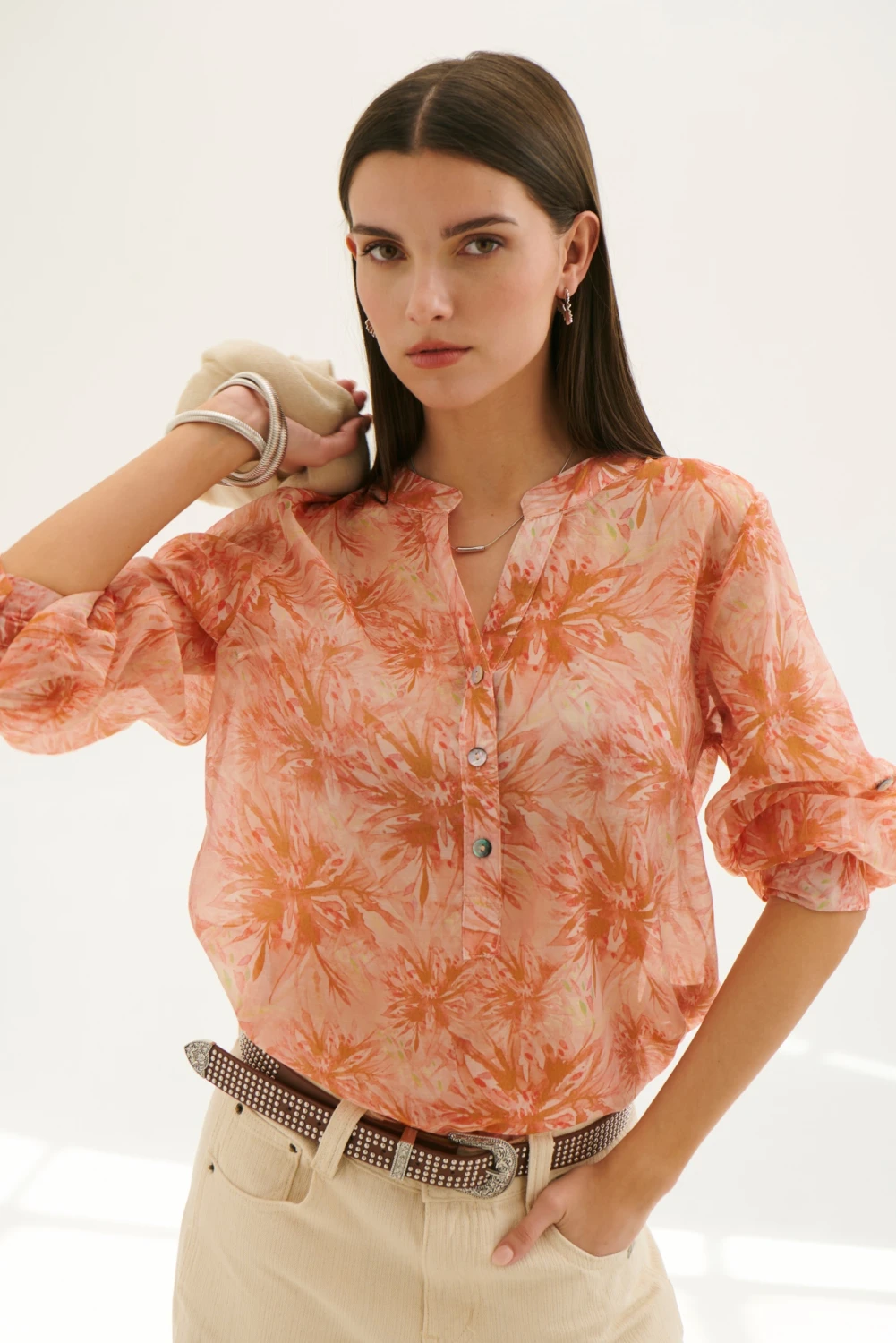 CAMISA JULIA AQUA