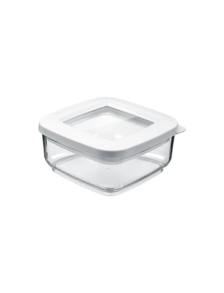 RECIPIENTE CUADRADO "TERRA"350ML P/ALIMENTOS SECOS 11x11cms RECIPIENTE CUADRADO "TERRA"350ML P/ALIMENTOS SECOS 11x11cms