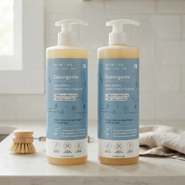 Pack x2 detergente MOM LAB Pack x2 detergente MOM LAB