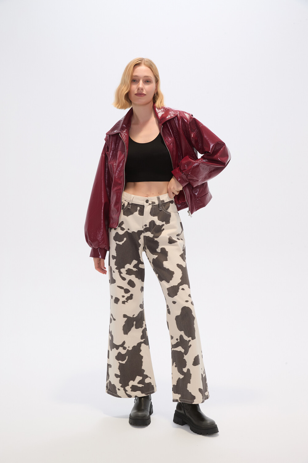 Chaqueta Chunk Cereza