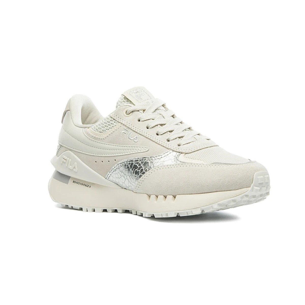 Calzado FILA RENNO VINTAGE II FEMININO GRIS/PLATA - S/C 