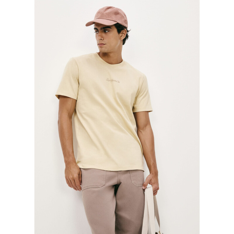 CAMISETA MM MARROM CLARO