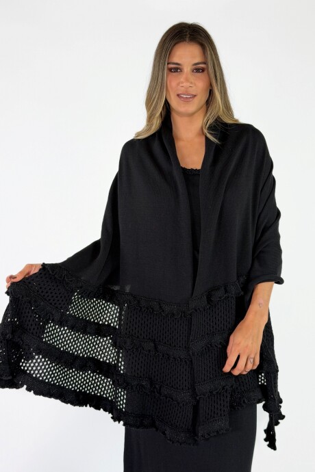 PASHMINA LUMIA Negro