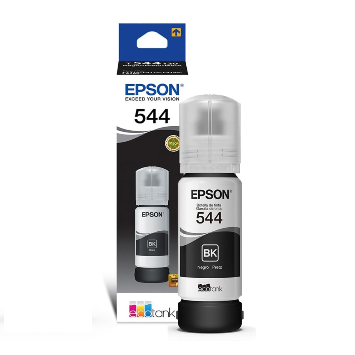 EPSON T544120-AL BOTELLA TINTA NEGRO L3110/3150/5190 - Epson T544120-al Botella Tinta Negro L3110/3150/5190 