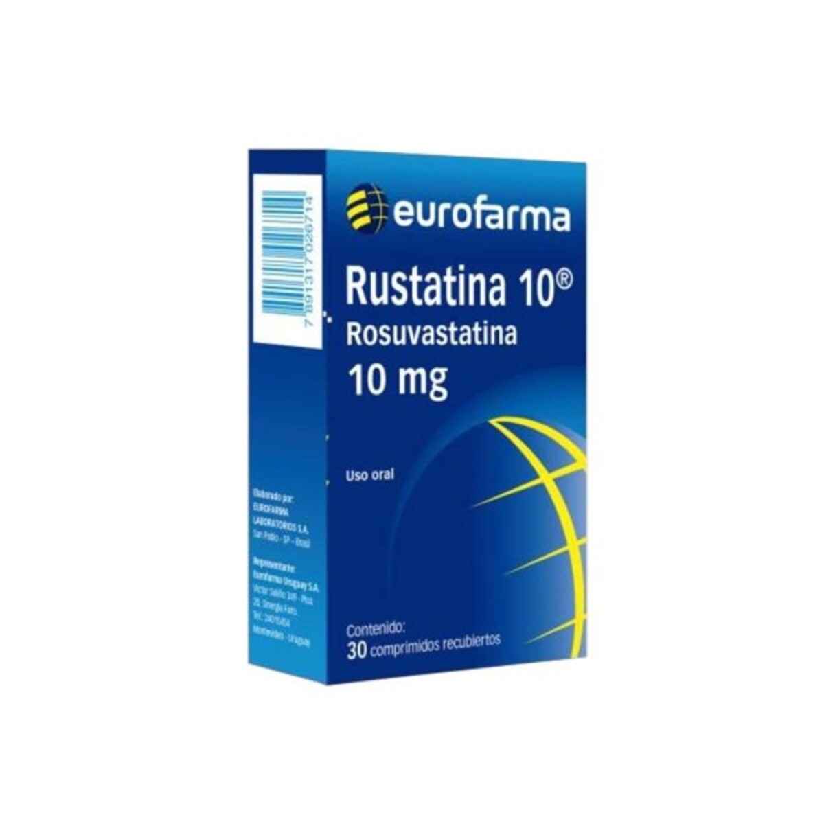 Rustatina 10 Mg 30 Comp. 