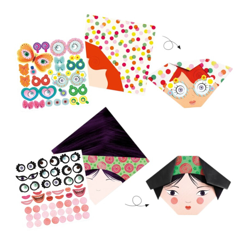 Iniciación al Origami Infantil Caritas Djeco Iniciación al Origami Infantil Caritas Djeco