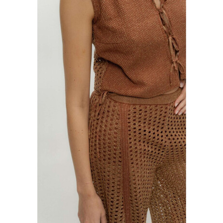 Pantalón Wide Hole Chocolate