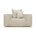 Sillón Luciana 1 cuerpo Beige