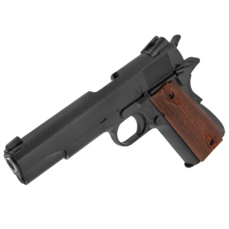 Marcadora Pistola Dan Wesson A2 Full Metal - ASG Negro