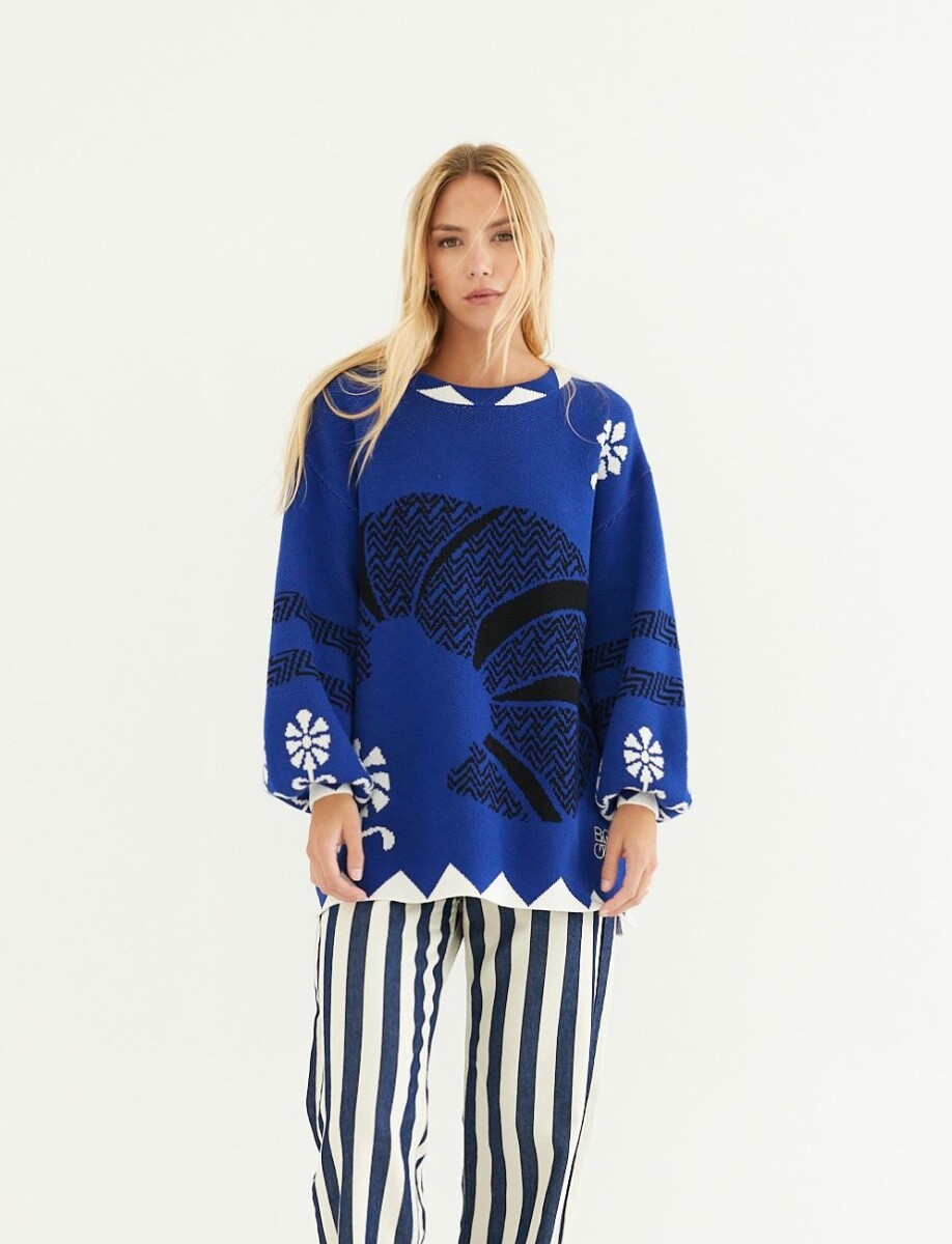 Sweater Brun - Azul 