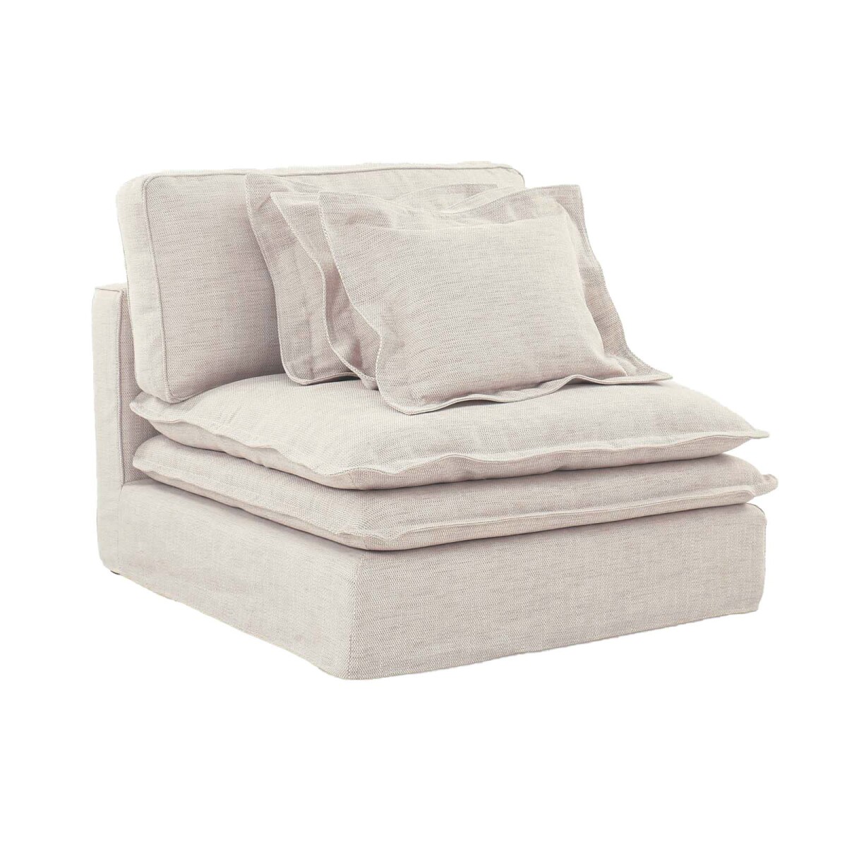 SOFÁ MODULAR - TELA-PREMIUM NATURAL-BEIGE LAZY NATURAL 