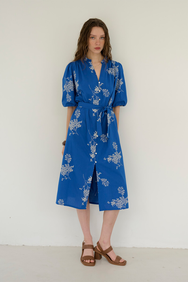 VESTIDO MAYA AZUL