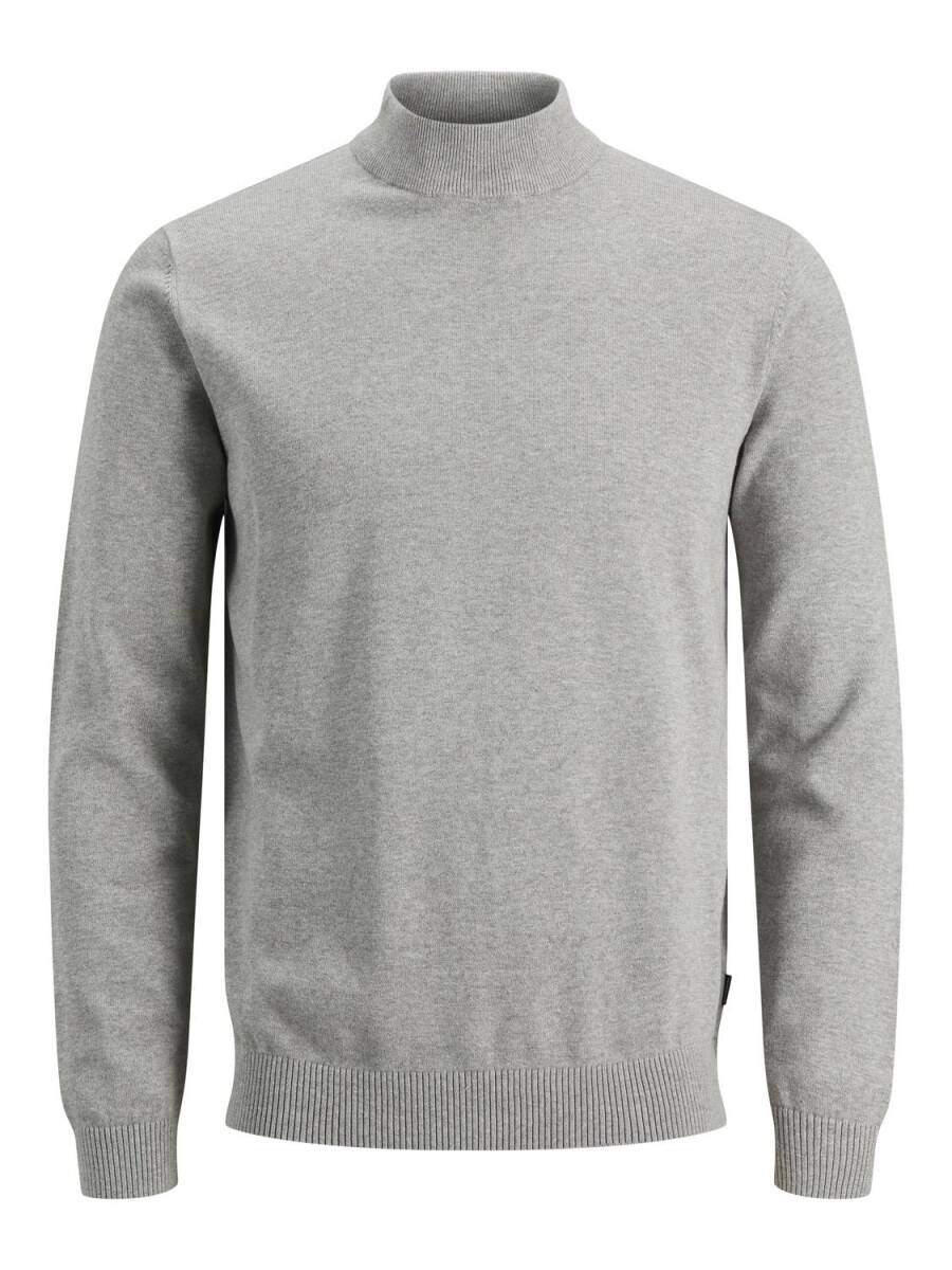 Sweater Basic - Light Grey Melange 