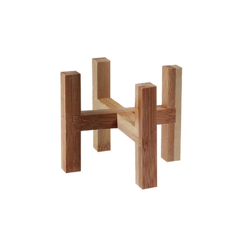 SOPORTE MADERA PARA MACETA 11.5X11.5X10.5CM SOPORTE MADERA PARA MACETA 11.5X11.5X10.5CM