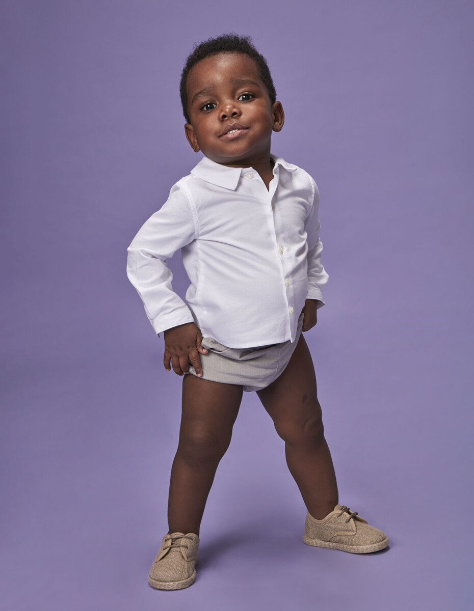 Camisa De Oxford - Blanco 
