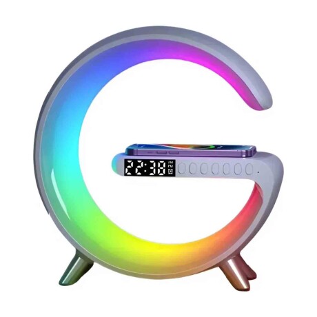 Parlante Bluetooth Inalámbrico C/ Carga Rápida Cel Y Luz Led Blanco